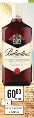 Whisky Ballantine's Finest promocja w Dino
