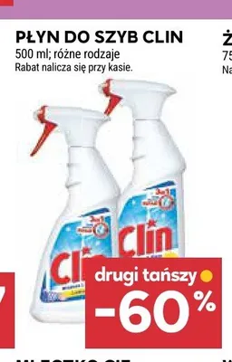 Płyn do szyb Clin promocja w Stokrotka