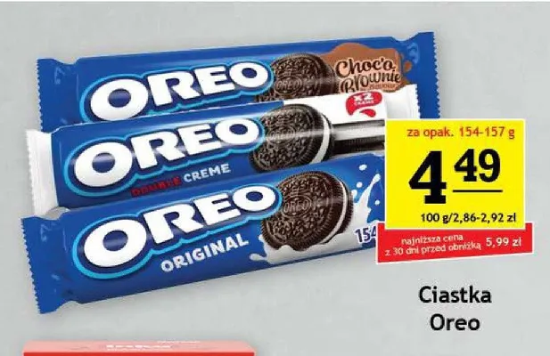 Ciastka Oreo Double Creme promocja w Gram Market