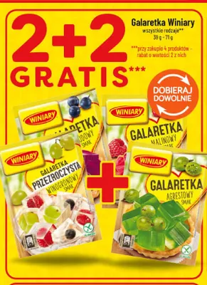 Galaretka agrestowy smak Winiary promocja w POLOmarket