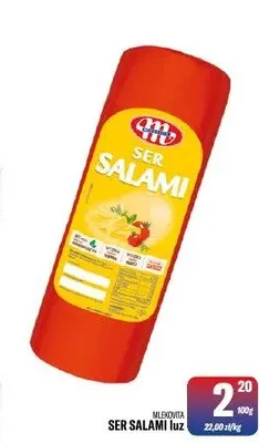 Ser Salami luz Mlekpol promocja w Tomi Markt