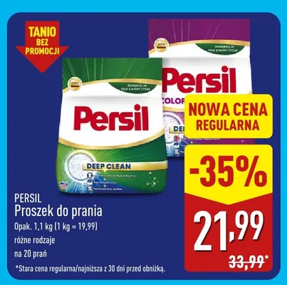 Proszek do prania Persil Color promocja w Aldi