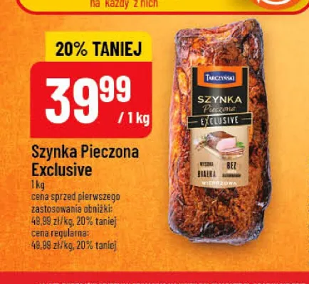Szynka Pieczona Tarczyński Exclusive promocja w POLOmarket
