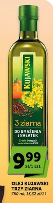 Olej Kujawski Trzy Ziarna do smażenia i sałatek promocja w ABC