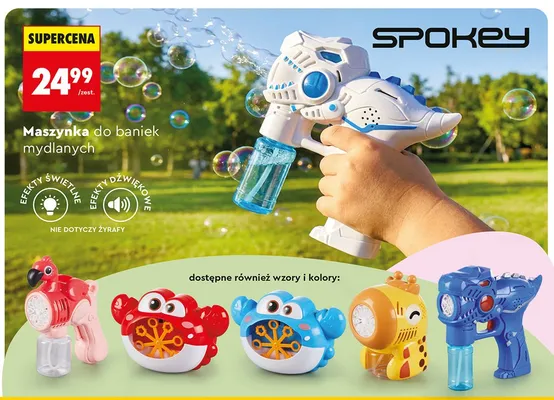 Maszynka do baniek mydlanych promocja w Biedronka