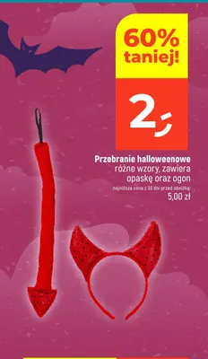 Przebranie halloweenowe promocja w Dealz