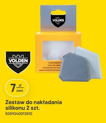Zestaw do nakładania silikonu Volden promocja w Castorama