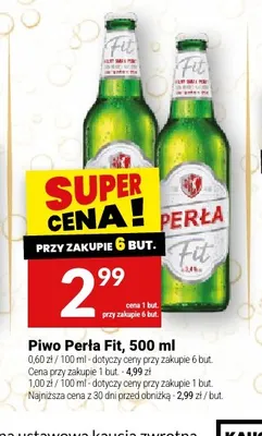 Piwo Perła Fit promocja w Twój Market