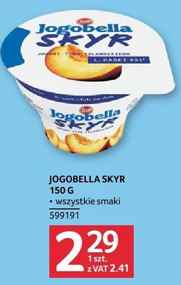 Jogurt Jogobella Skyr 150g różne smaki promocja w Selgros