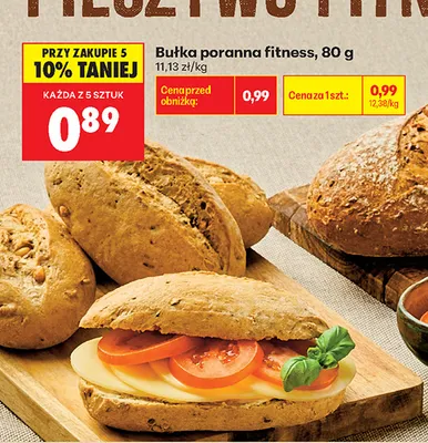 Bułka poranna fitness promocja w Biedronka