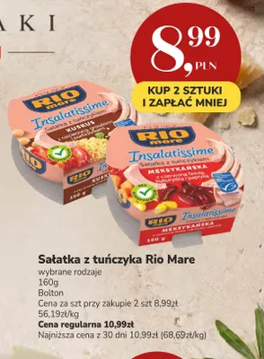 Sałatka z tuńczyka Rio Mare meksykańska promocja w Market Point