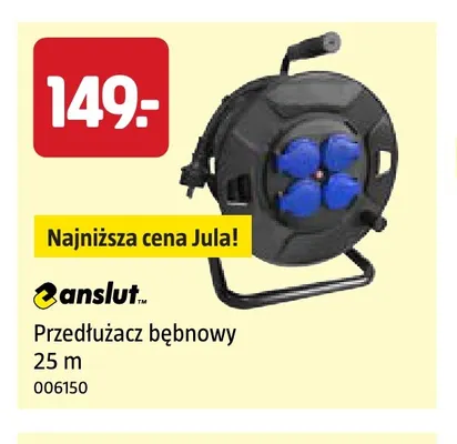 Przedłużacz bębnowy 25 m Anslut promocja w Jula
