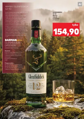 Whisky Glenfiddich 12 YO promocja w Kaufland