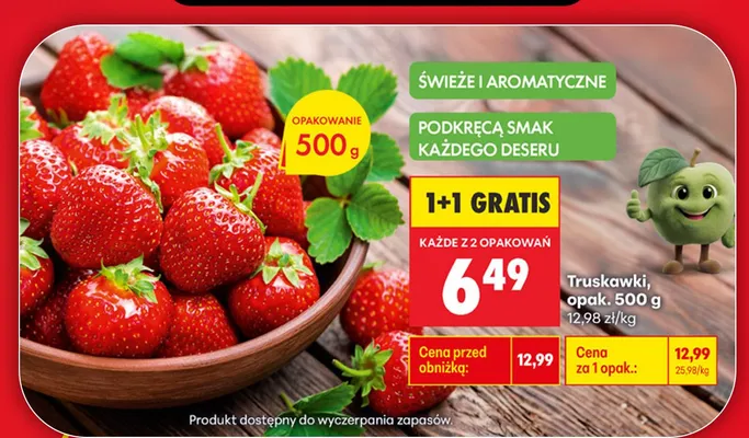 Truskawki promocja w Biedronka