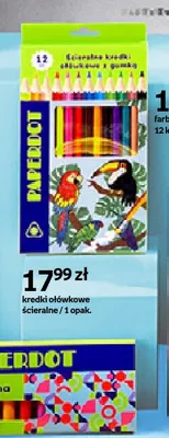 Kredki ołówkowe ścieralne Paperdot promocja w Empik