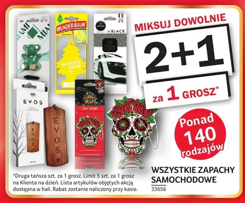 Zapachy samochodowe promocja w Selgros