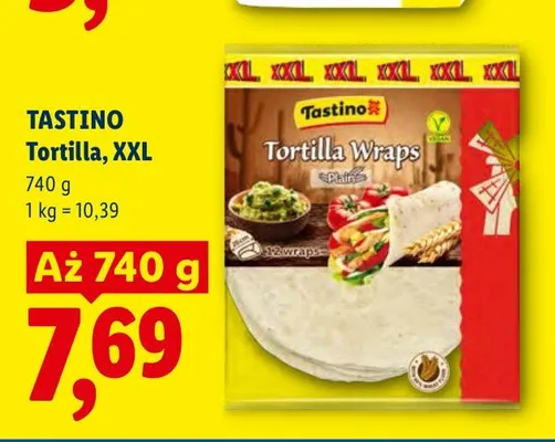 Tortilla Tastino XXL promocja w Lidl