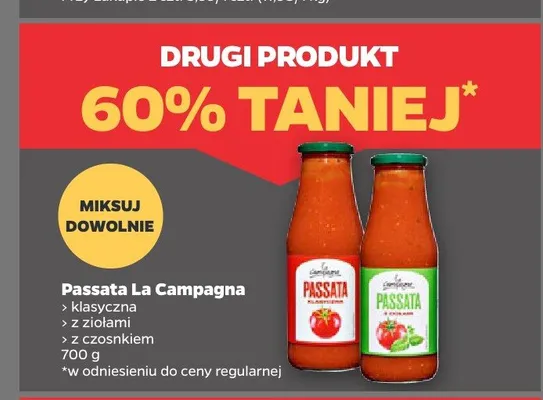 Passata z ziołami La Campagna promocja w Netto