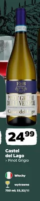 Wino białe Castel del Lago Pinot Grigio promocja w Netto
