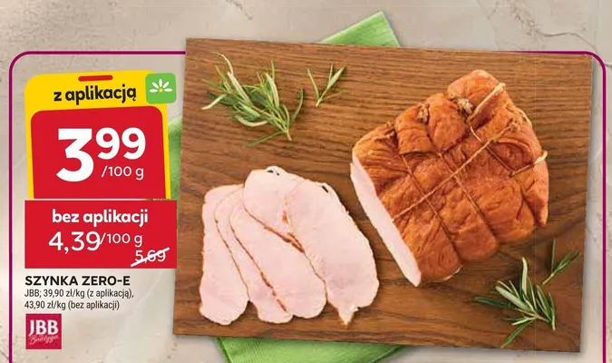 Szynka Zero-E JBB promocja w Stokrotka