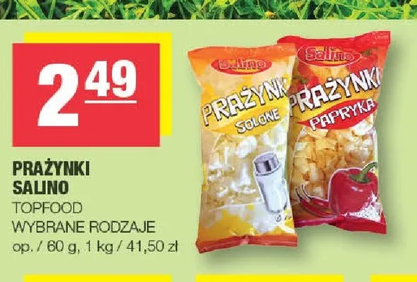 Prażynki paprykowe Salino promocja w SPAR