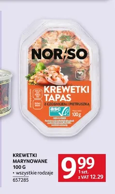 Krewetki marynowane Norso promocja w Selgros