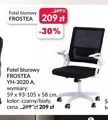 Fotel biurowy Frostea YH-3020A promocja w Salony Agata