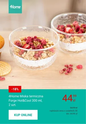 Miska termiczna 4Home Forge Hot&Cool 300 ml 2-pak promocja w 4home