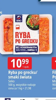 Ryba smaki świata Seko promocja w Leclerc