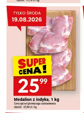 Medalion z indyka promocja w Twój Market