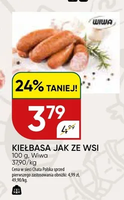 Kiełbasa jak ze wsi promocja w Chata Polska