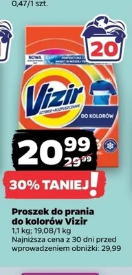 Proszek do prania do kolorów Vizir promocja w Netto