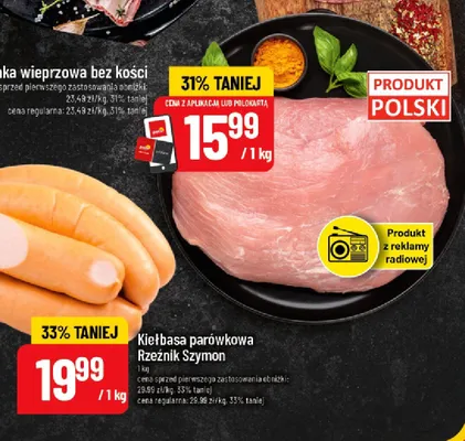Szynka wieprzowa bez kości promocja w POLOmarket