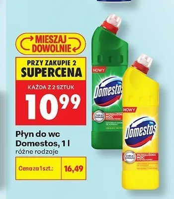 Płyn do WC Domestos promocja w Biedronka