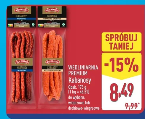 Kabanosy promocja w Aldi