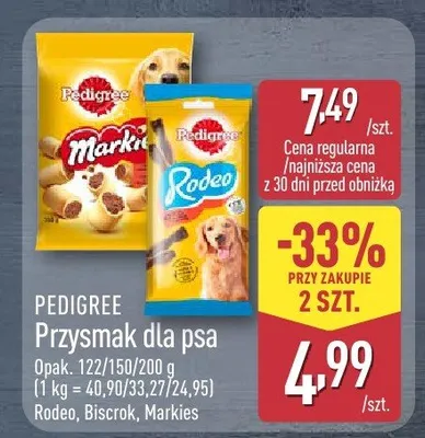 Przysmak dla psa Rodeo, Biscrok, Markies promocja w Aldi