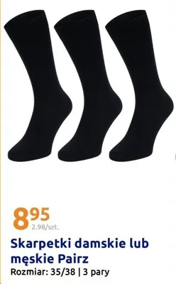Skarpetki damskie lub męskie promocja w Action