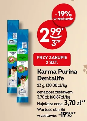Karma Purina Dentalife promocja w Żabka