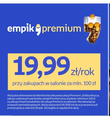 Subskrypcja Empik Premium promocja w Empik