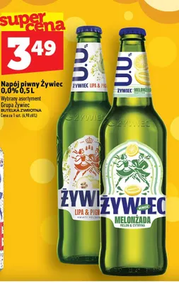 Piwo bezalkoholowe Napój piwny Żywiec Melonżada promocja w TOPAZ