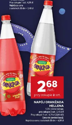 Napój oranżada Hellena promocja w Stokrotka