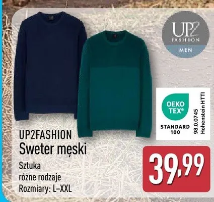 Sweter męski promocja w Aldi