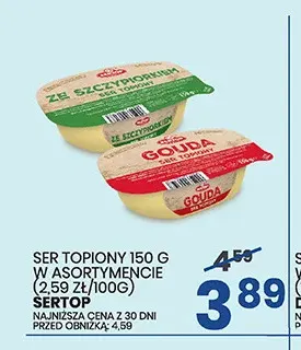Ser topiony Sertop promocja w Wafelek