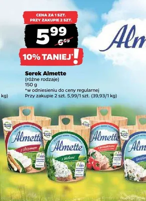 Serek (różne rodzaje) promocja w Netto
