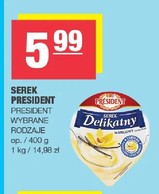 Serek Delikatny Président promocja w SPAR