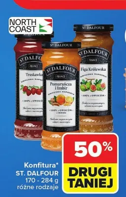 Konfitura truskawkowa St. Dalfour promocja w Carrefour Market