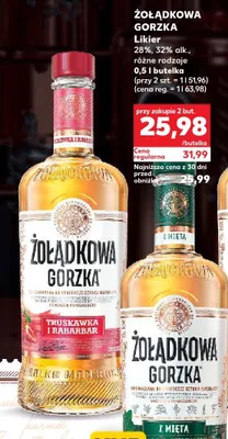 Wódka Żołądkowa Gorzka likier różne rodzaje 0,5l promocja w Kaufland