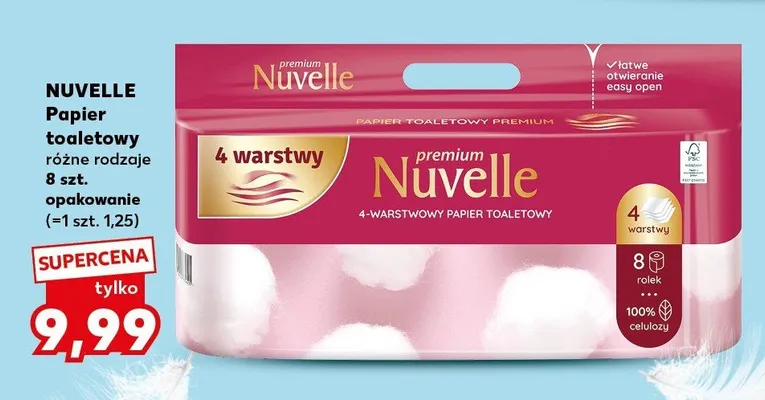 Papier toaletowy różne rodzaje promocja w Kaufland