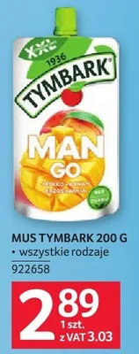 Mus Tymbark 200 g promocja w Selgros