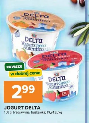 Jogurt Delta promocja w Stokrotka